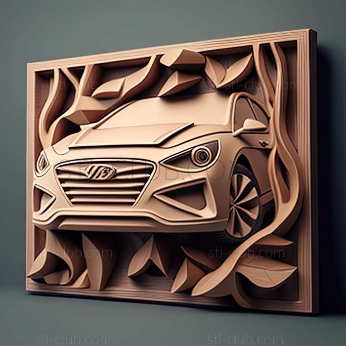 3D модель Hyundai i40 (STL)